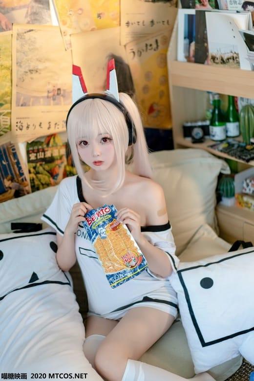 喵糖映画 VOL.113 白丝宅T[38P/803M]