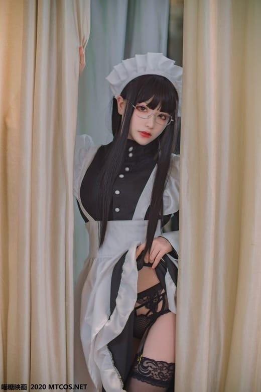 喵糖映画 VOL.120 钕仆眼镜娘[36P/395M]