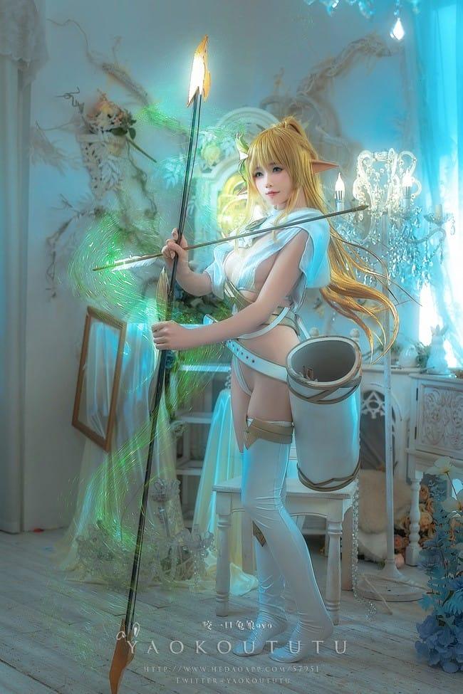 咬一口兔娘ovo – 精灵 弓箭手广寒宫 [50P1V-1.23G]