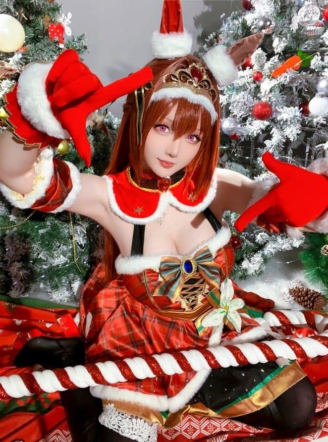 星之迟迟 NO.179 2023年12月计划A 赛马娘-大和赤骥 圣诞衣装 [47P-330M]