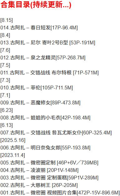 古阿扎 – 微密圈写真合集【持续更新中】-1 古阿扎 – 微密圈写真合集【持续更新中】