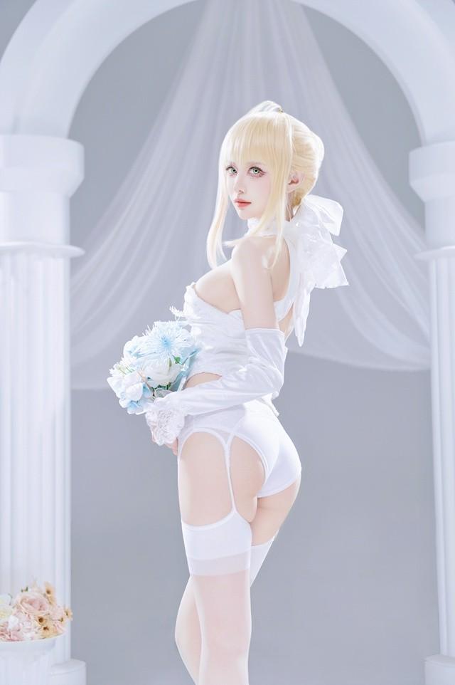 Shika小鹿鹿 – NO.135 FGO-Saber花嫁[22P-284MB]