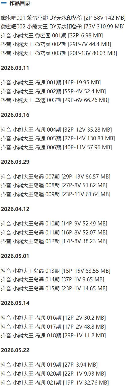小熊大王 – 微密圈写真&视频合集【持续更新中】-1 小熊大王 – 微密圈写真&视频合集【持续更新中】