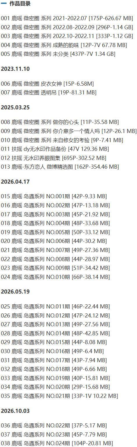 鹿瑶(鹿瑶东方恋人) – 岛遇/微密圈等写真&视频合集【持续更新中】-1 鹿瑶(鹿瑶东方恋人) – 岛遇/微密圈等写真&视频合集【持续更新中】