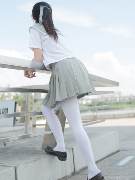 森萝财团 – R15-026 JK白丝户外[79P426M]