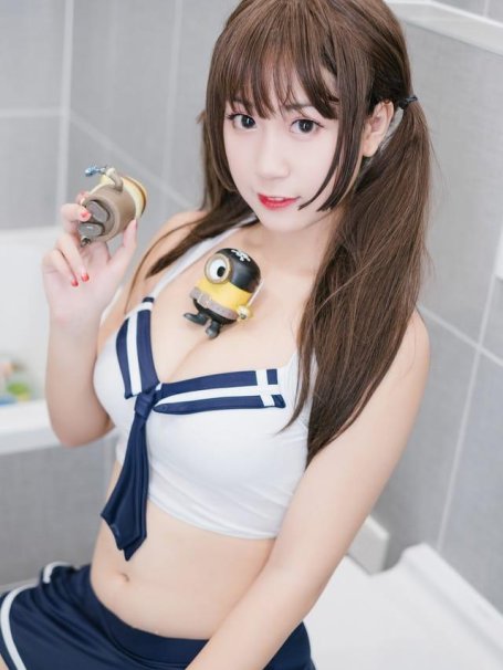 波萝社 – 2017.01.19 VOL.017 猫九VS小黄人 猫九酱Sakura[42P605M]