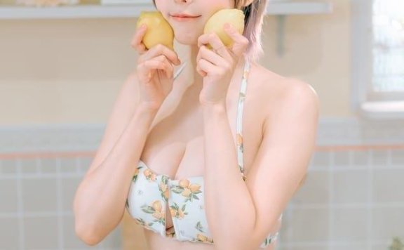 ElyEE子 – NO.124 2023.august C-檸檬泳裝 Lemon Swimsuit [31P-113M]
