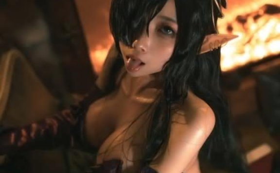 杏仁曲奇 – NO.12 黑兽 精灵女王 [60P-515M]