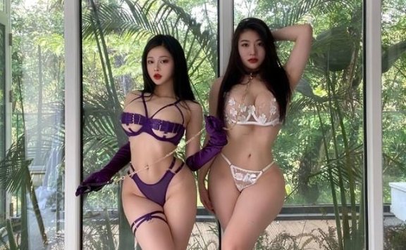 [微密圈]lelepigbaby – 双骄性感透视白色蕾丝[37P-218MB]