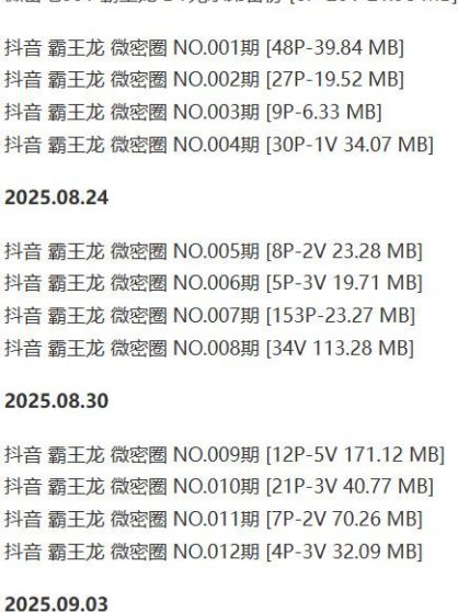 霸王龙 – 微密圈写真&视频合集【持续更新中】